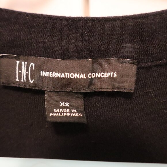 INC Black Cutout Top - Picture 5 of 5